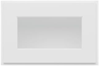Furinno Shaker Wall Kitchen Cabinet, Glass Not Included, 1-Door, White