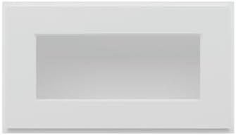 Furinno Shaker Wall Kitchen Cabinet, Glass Not Included, 1-Door, White