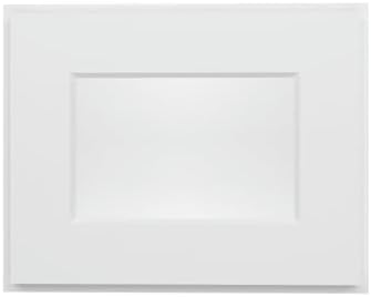 Furinno Shaker Wall Kitchen Cabinet, Glass Not Included, 1-Door, White