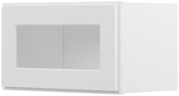 Furinno Shaker Wall Kitchen Cabinet, Glass Not Included, 1-Door, White