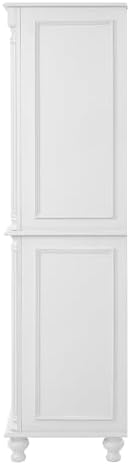 Merax 77" Tall Large Kitchen Pantry Storage Cabinet with 2 Doors & 2 Adjustable Shelves & 5 Drawers & 6 Side Door Shelves, Modern Freestanding Food Pantry for Dining Room, Living Room, White