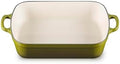 Le Creuset Enameled Cast Iron Rectangular Roaster, 5.25 qt., Olive