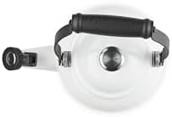 Le Creuset Enamel On Steel Demi Tea Kettle, 1.25 qt., White - Image 4