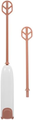 Garneck Small Electric Mixer Stirrer Handheld Drink Blender 2xaa Battery Extendable Design