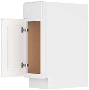 Furinno Shaker Drawer Base Kitchen Cabinet with 1-Door, White