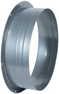 Duct Connector 8 Inch (7.68 inch) Flange Metal Straight Pipe Flange for Heating Cooling Ventilation System