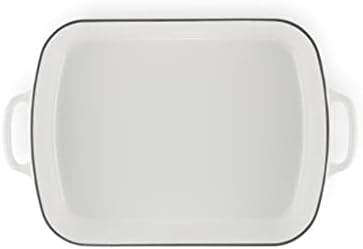 Le Creuset Enameled Cast Iron Rectangular Roaster, 5.25 qt., White