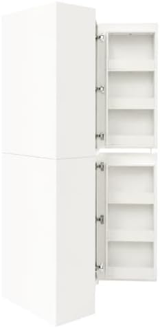 KEIKI Kitchen Pantry Cabinet, 70.87" Freestanding L-Shaped Storage Cabinet
