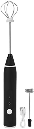 Cordless Electric Hand Mixer,3 Speed Modes USB Rechargable Handheld Egg Beater Electric Stirrer Coffee Milk Foamer Electric Whisk for Kitchen Baking Stirring