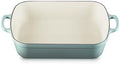 Le Creuset Enameled Cast Iron Rectangular Roaster, 5.25 qt., Sea Salt