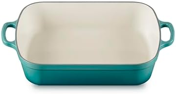 Le Creuset Enameled Cast Iron Rectangular Roaster, 5.25 qt., Riviera