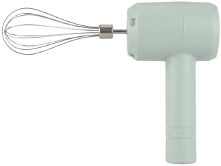 VINGVO Electric Mixer, Portable Automatic Electric Hand Mixer Handheld Mixer Cordless Hand Mixer USB Rechargeable for Baking Cake Egg Cream (Light Cyan)