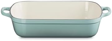 Le Creuset Enameled Cast Iron Rectangular Roaster, 5.25 qt., Sea Salt