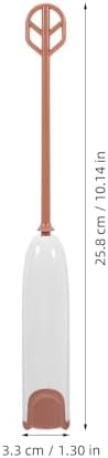 Toyvian Handheld Electric Baby Formula Mixer - 2 Stirring Sticks, Ideal for Bottle, Protein Powder, Coffee - Portable for Travel, Office & Home (White)