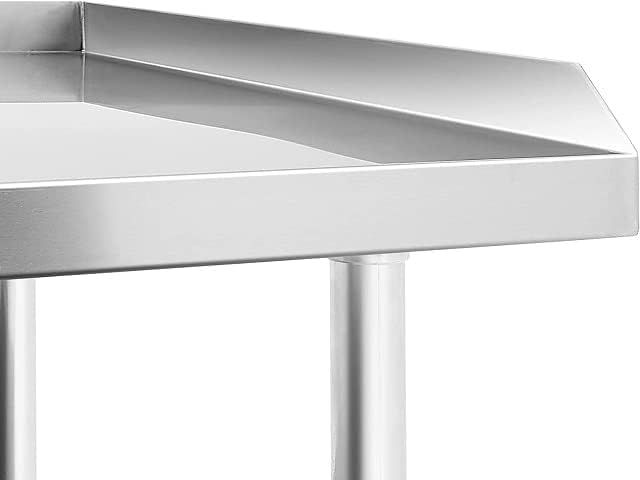Stainless Steel Equipment Stand with Undershelf + Casters, Heavy Duty, Commercial Grade, NSF Certified (30" Width x 30" Length)