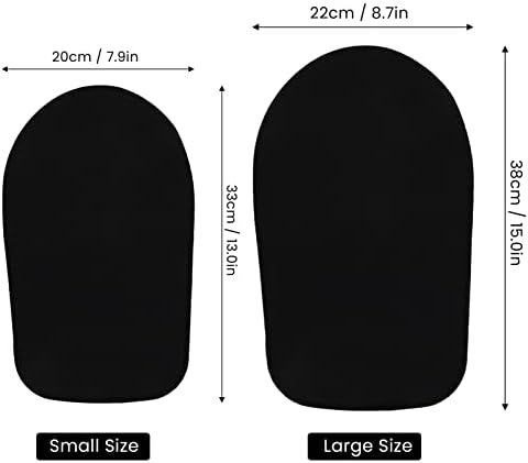 Mixer Slider Mat Easy to Move Flexible Exquisite Black Edges Kitchen Appliance Mats Mixer Accessories for Household Cafe Restaurant 1 x mixer sliding mat Black(6.5-8L)