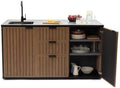 Keter Signature Compact Outdoor Kitchen Island with Sink