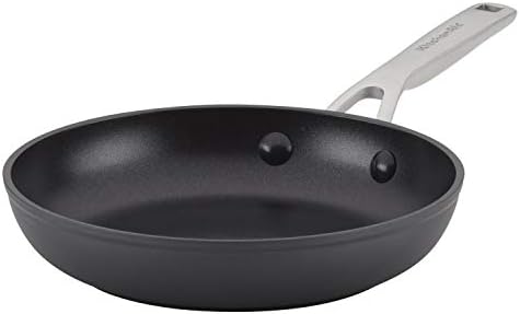 KitchenAid Hard-Anodized Induction Nonstick Frying Pan, 8.25-Inch, Black