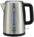 Amazon Basics Electric Stainless Steel Kettle for Tea and Coffee, BPA-Free, Fast Boiling, Auto Shut-Off, Boil-Dry Protection, 1.7 Liter, 1500W, Black and Silver by AmazonBasics