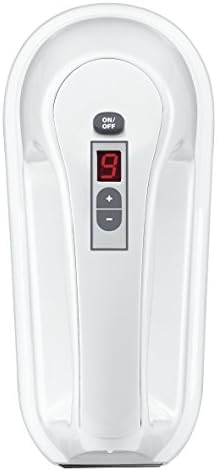 Cuisinart Power Advantage PLUS 9-Speed Hand Mixer, 220W-Motor Hand Blender Electric Mixer with 9 Speed Settings, Extra-Long Dishwasher-Safe Beaters, 3 Low Mixing Speeds, Storage Case, HM-90S, White