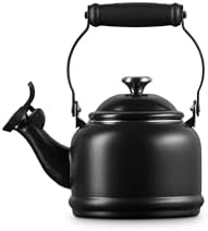 Le Creuset Enamel On Steel Demi Tea Kettle, 1.25 qt., Licorice - Image 3