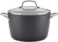 KitchenAid Hard-Anodized Induction Nonstick Stock Pot with Lid, 8-Quart