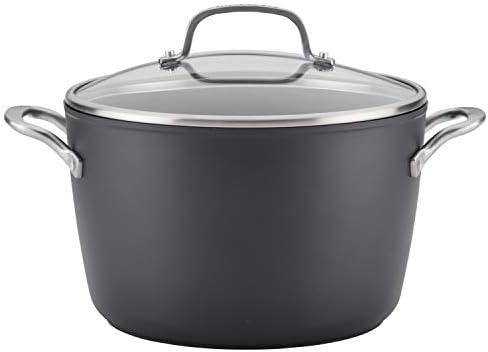 KitchenAid Hard-Anodized Induction Nonstick Stock Pot with Lid, 8-Quart
