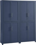 Crosley Furniture Savannah 2-Piece Pantry Storage Cabinet Set