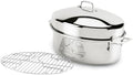 Alll-Clad Stainless Steel 15” Oval Roaster Pan with Rack and Lid