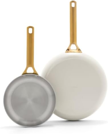 GreenPan Stainless Steel Tri-Ply Reserve 10” and 12” Frying Pan Skillet Set