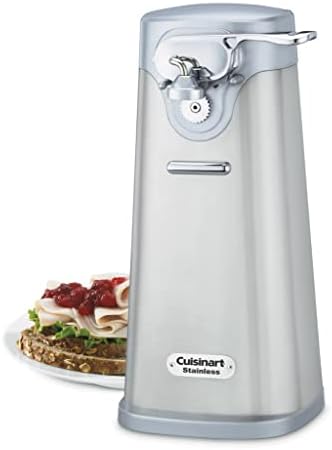 Cuisinart HM-90BCS Power Advantage Plus 9-Speed Handheld Mixer with Storage Case, Brushed Chrome & SCO-60 Deluxe Electric Can Opener, Quality-Engineered Motor System