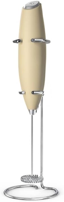 Household Small Handheld Mini Egg Beater Automatic Cream Beater Coffee Mixer Electric Egg Beater Immersion Mixer Cordless Foaming Machine (Yellow)