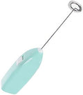 Cordless Electric Hand Mixer, Lightweight Battery Powered Fast Mixing Tool for Home Cafe Plastic Metal Blue 20.3cm 1 Pack
