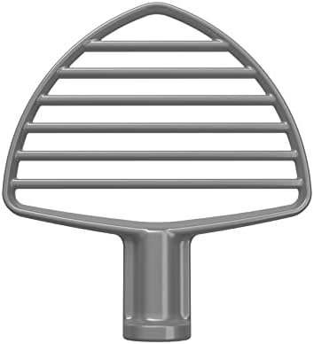 KitchenAid KDF7B Double Flex Edge Beater for Select Bowl-Lift Stand Mixers, Silver & Pastry Tilt Head Stand Mixer Beater Attachment, Silver