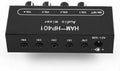 Stereo Line Mixer 4 Channel, 3.5mm Aluminum Alloy Compact