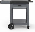 Current® Outdoor Pizza Cart, Soft-Close Drawer, Pizza Peel Holster, Wheels