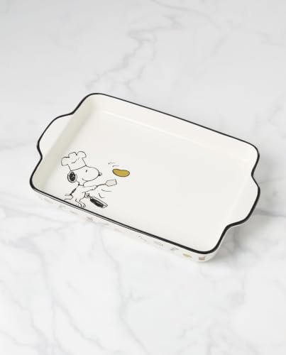 Lenox Chef Snoopy Stoneware Rectangular Baking Dish - Image 2
