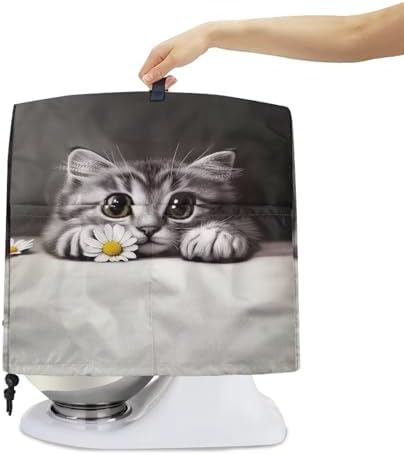 Cute 3D Cat Mixer Covers Universal Stand Mixer Dust Covers Compatible with Kitchen Aid Covers for 6-8 Qt Mixer