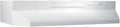 Broan-NuTone F403011 Insert with Light, Exhaust Fan for Under Cabinet Two-Speed Four-Way Convertible Range Hood, 30-Inch, White on White