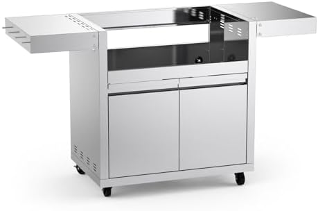 Hygrill Stainless Steel Grill Cart for Hygrill 4-Burner Built-In Gas Grill