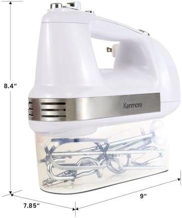 Kenmore 89109 5-Speed Hand Mixer in White