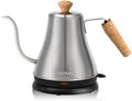 Bodum 27oz Melior Gooseneck Electric Water Kettle, Pour Over Coffee & Tea, Brushed Stainless Steel by Bodum