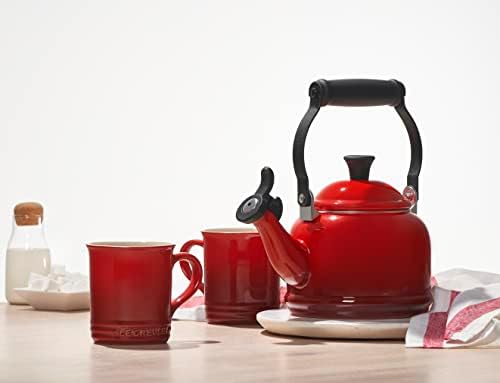 Le Creuset Enamel On Steel Demi Tea Kettle, 1.25 qt., Olive - Image 6