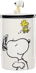 Lenox Chef Snoopy Porcelain Canister, 86oz, for Kitchen Counter by Lenox