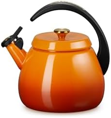 Le Creuset Enamel on Steel Cloche Kettle, 2.2 qt., Persimmon - Image 2