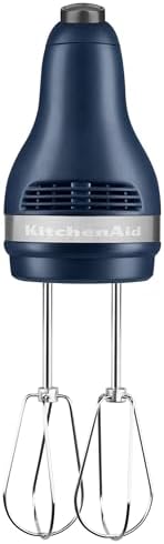 KitchenAid 5 Ultra Power Speed Hand Mixer, KHM512, Ink Blue