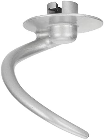 Aucma Stand Mixer Dough Hook, Electrophoresis Hook for Aucma 6.5QT Stand Mixer SM-1518N, Upgraded Version with Shield and Dishwasher Safe