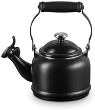 Le Creuset Enamel On Steel Demi Tea Kettle, 1.25 qt., Licorice - Image 2