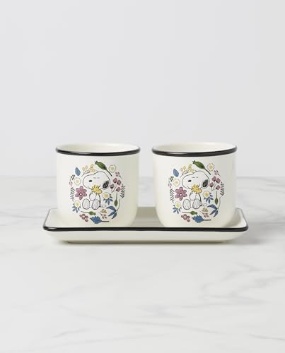 Lenox Chef Snoopy 3-Piece Herb Planter Set - Image 2