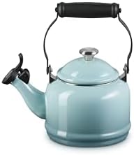 Le Creuset Enamel On Steel Demi Tea Kettle, 1.25 qt., Sea Salt - Image 2
